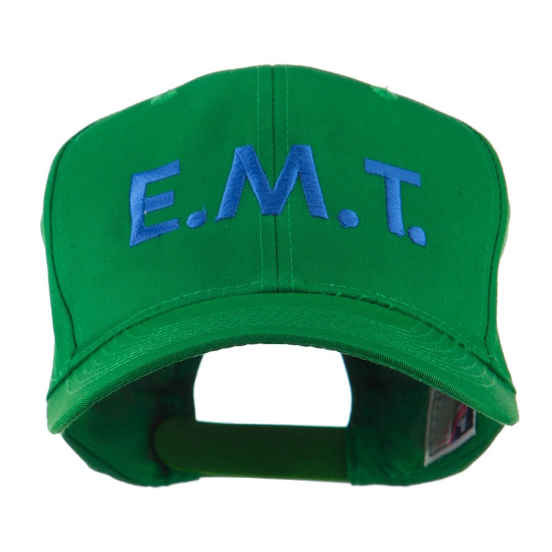 Emergency Medical Technician Embroidered Cap Kelly Green One Size