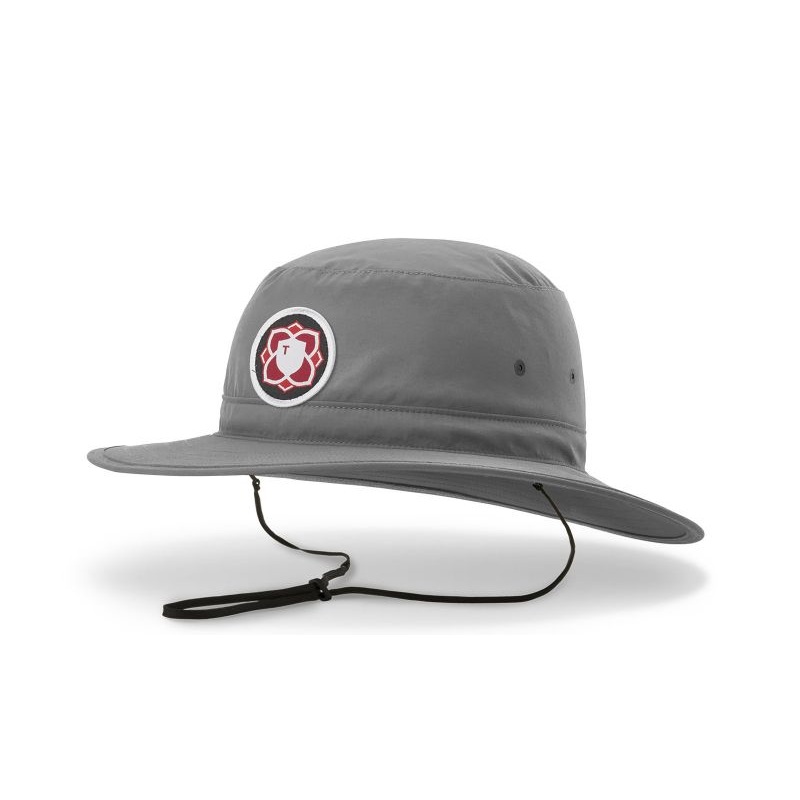 Richardson 909 McKenzie Wide Brim Performance Sun Hat Charcoal MD-LG